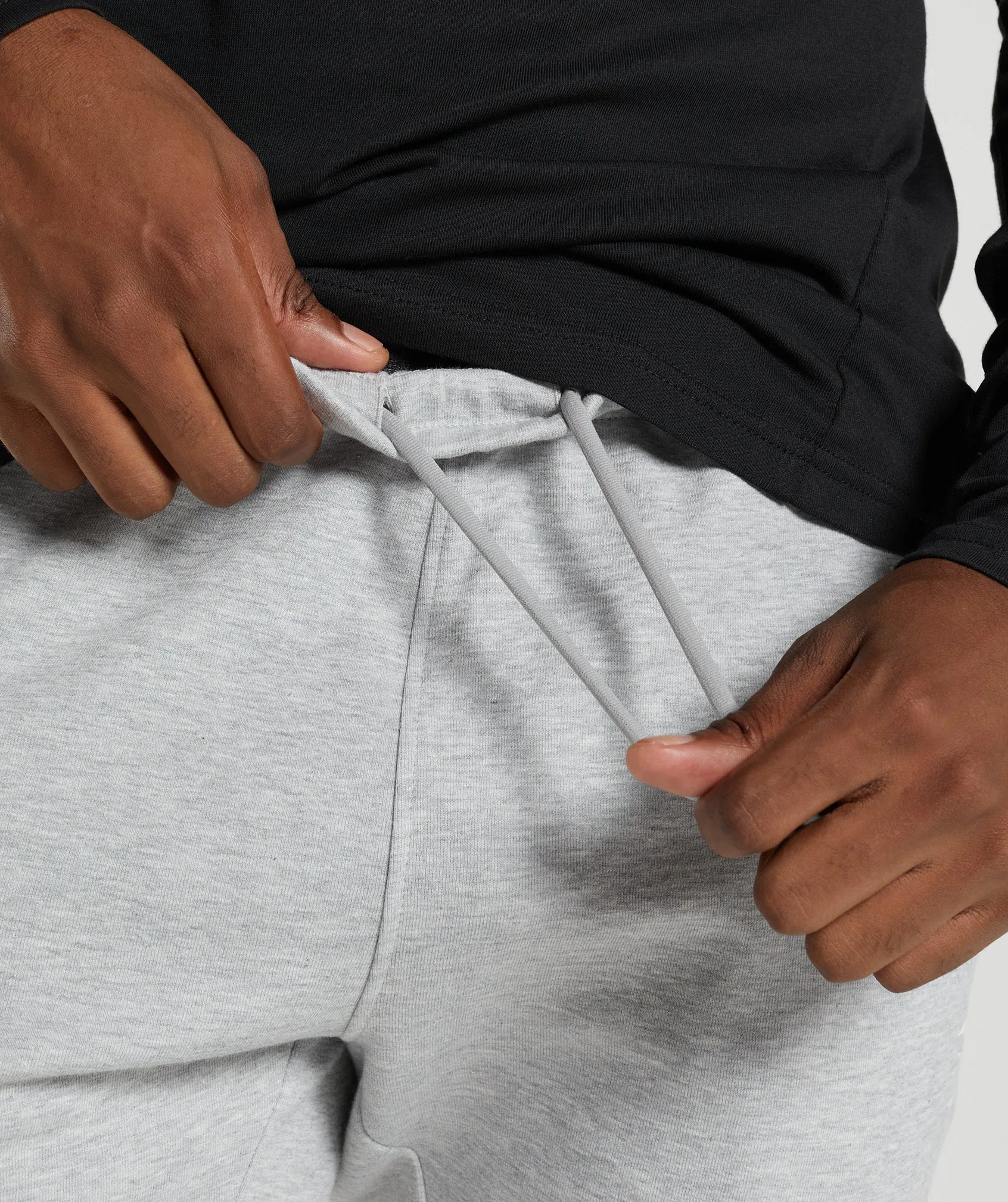 Gymshark React Joggers - Light Grey Core Marl