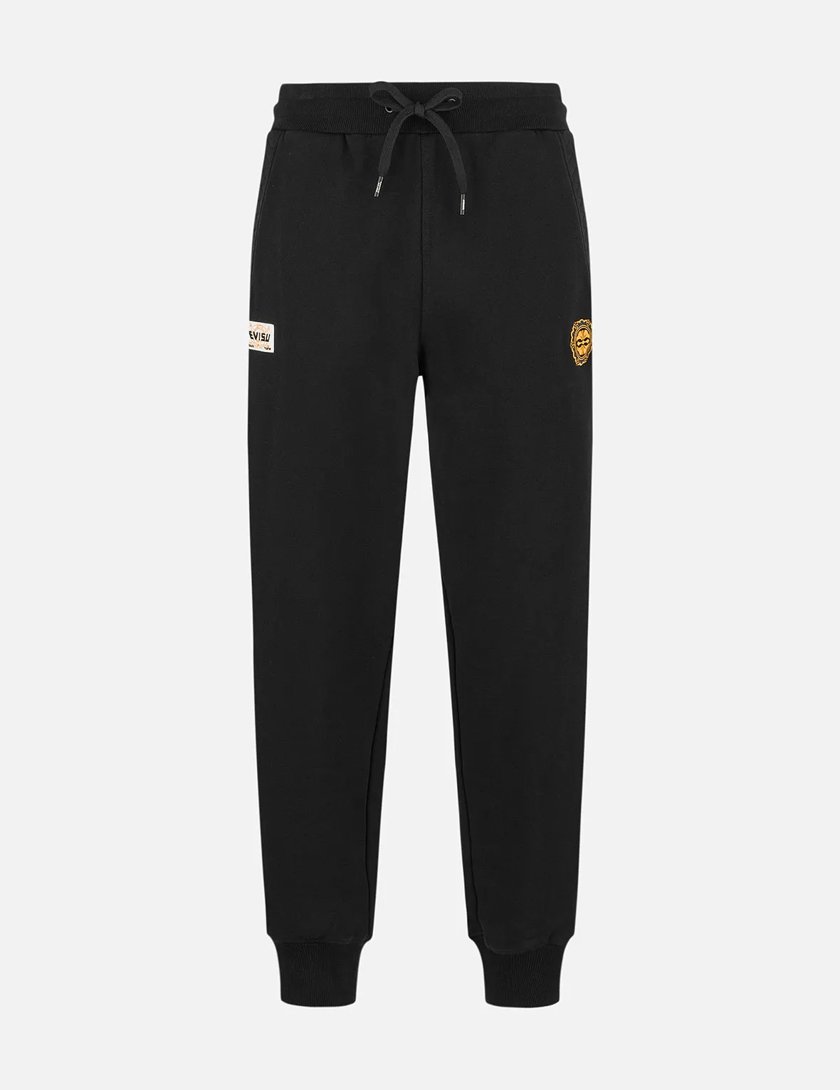 Hanafuda Kamon Embroidery Loose Fit Sweatpants