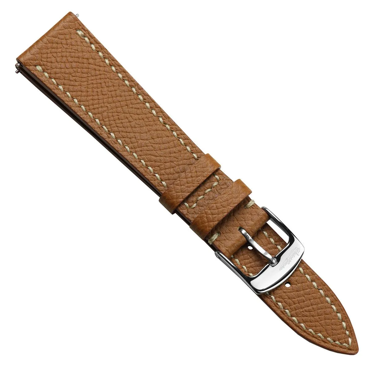 Hanley Textured Epsom Leather Watch Strap  - Tan