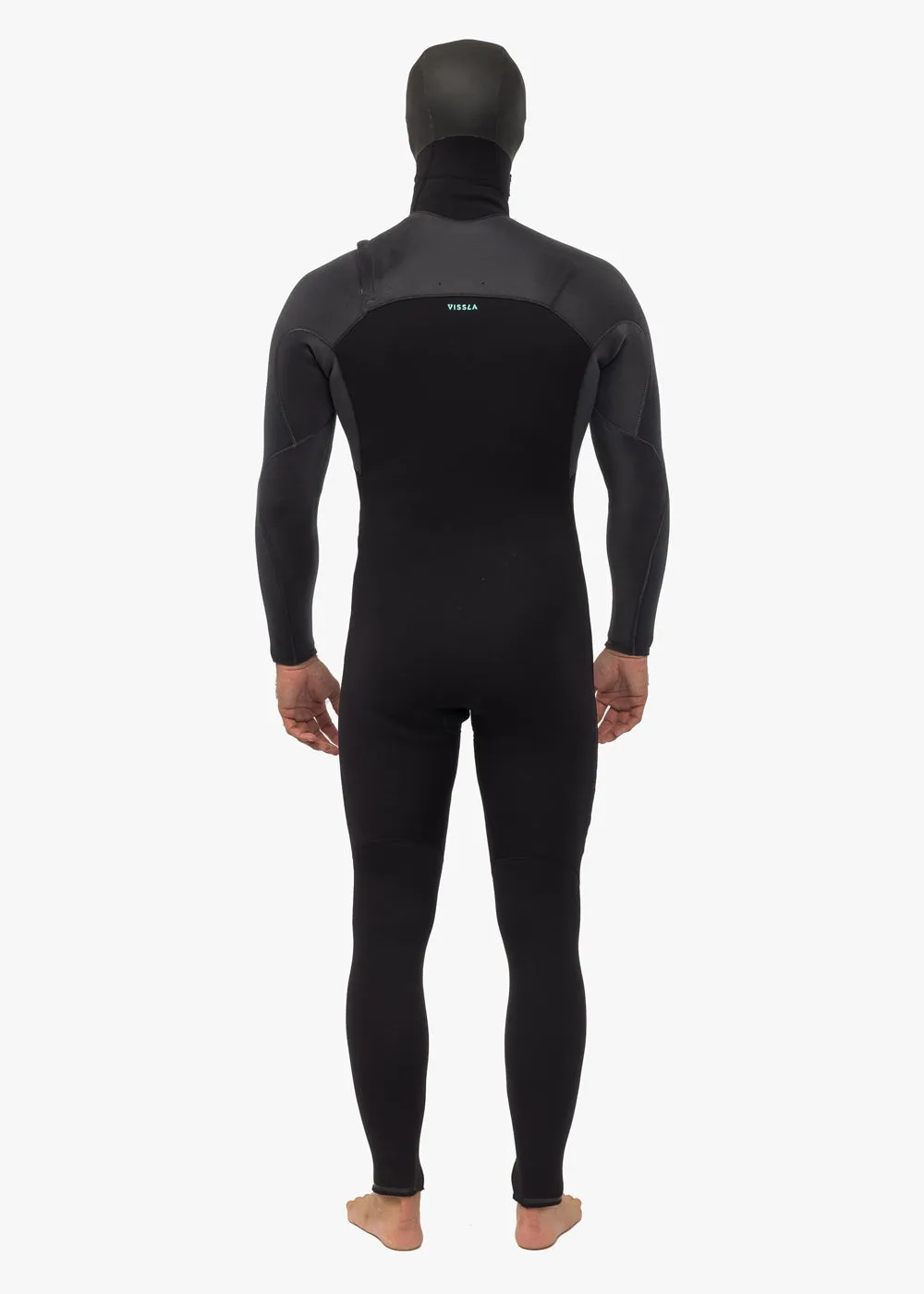 High Seas II 4-3 Full Hooded Chest Zip Wetsuit