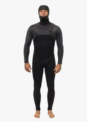 High Seas II 5-4 Full Hooded Chest Zip Wetsuit