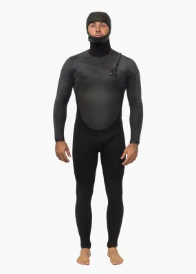 High Seas II 5-4 Full Hooded Chest Zip Wetsuit