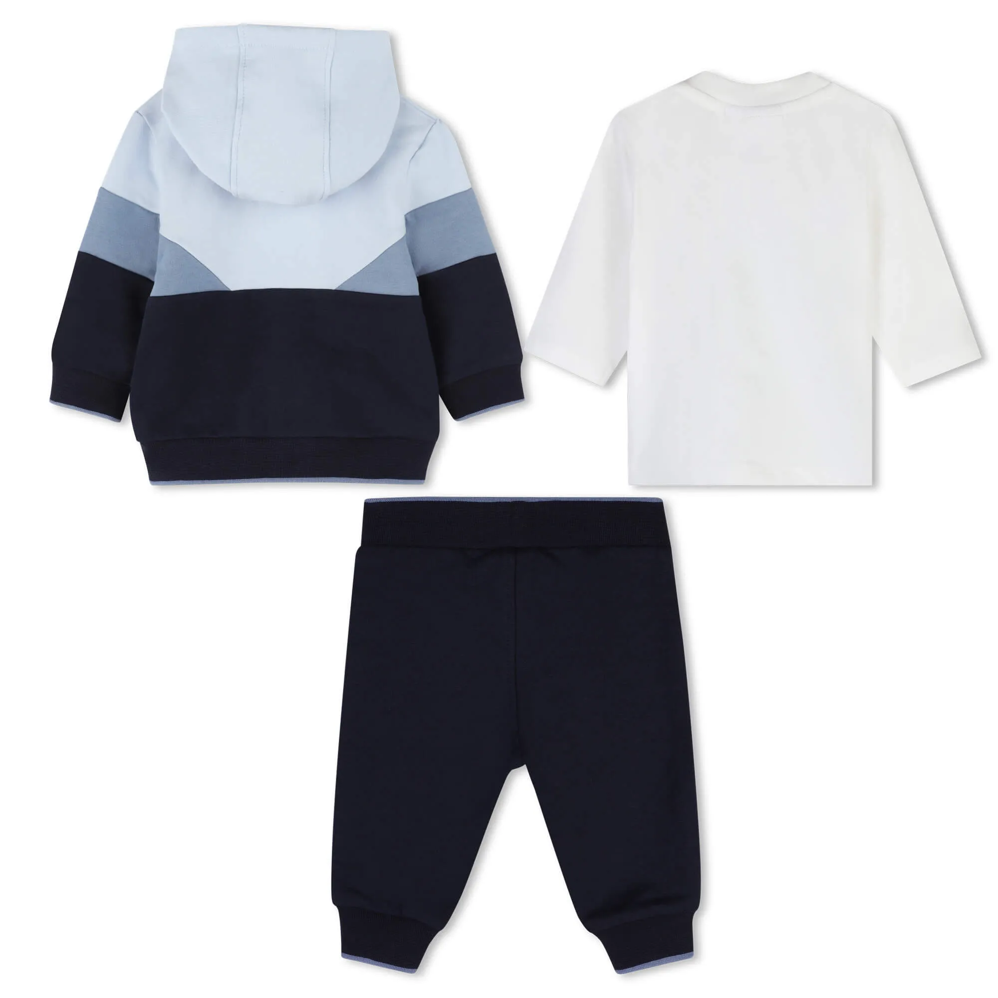 Hugo Boss Baby Boys Navy Colour Block Tracksuit