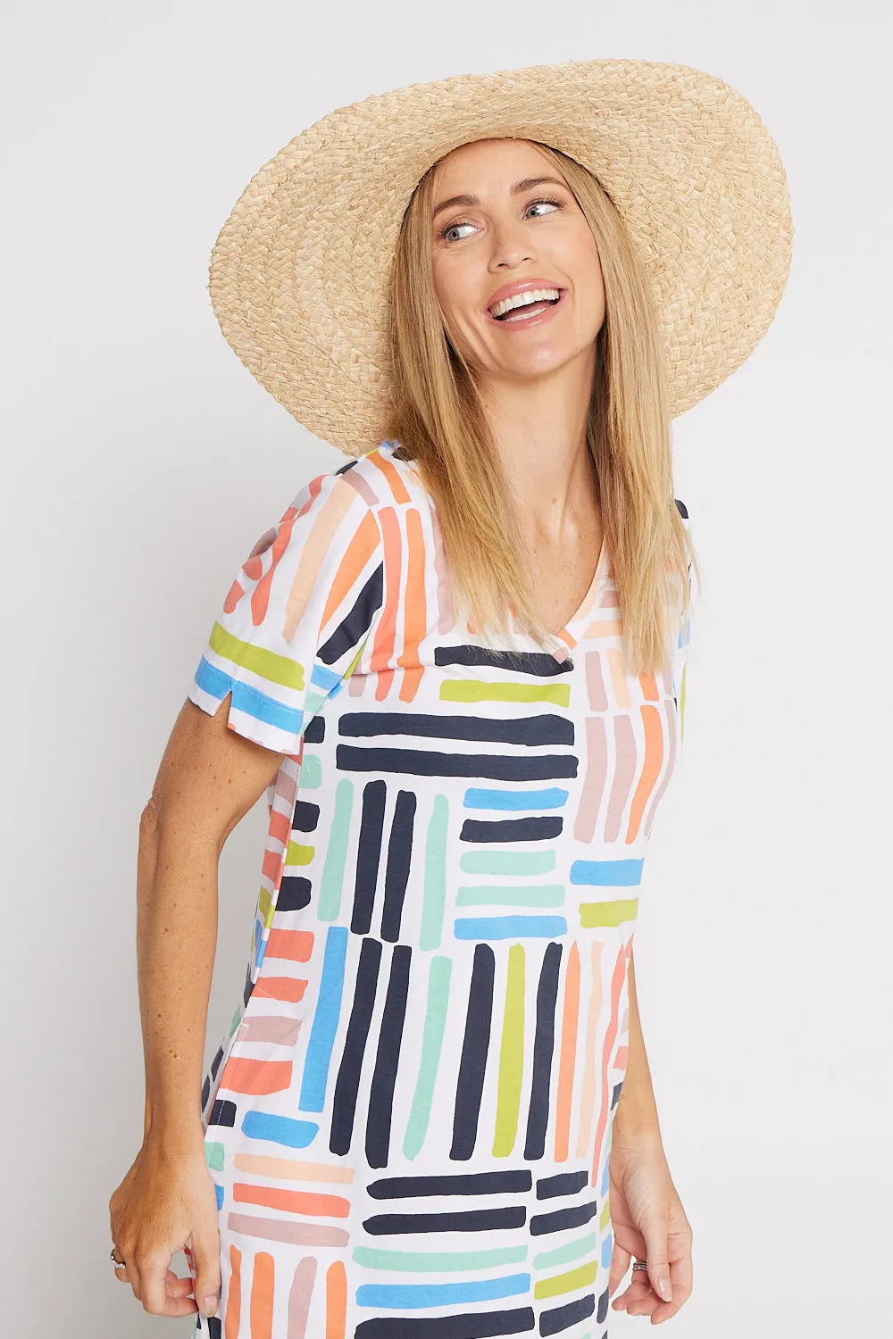 Ibiza Wide Brim Hat - Straw