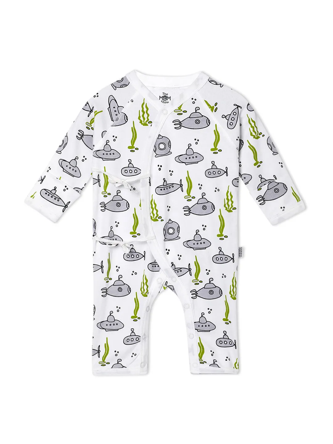 Jabla Style Infant Romper Combo of 3-Planet World-Submarine Ride-Tour to the Space