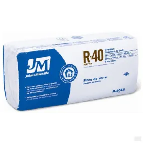 Johns Manville Fiberglass Insulation R-40 24" x 48" x 11"; 48 sq.ft