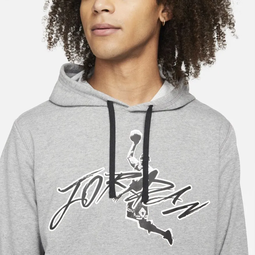 Jordan Dri-FIT Air Men's French Terry Pullover Hoodie Carbon Heather