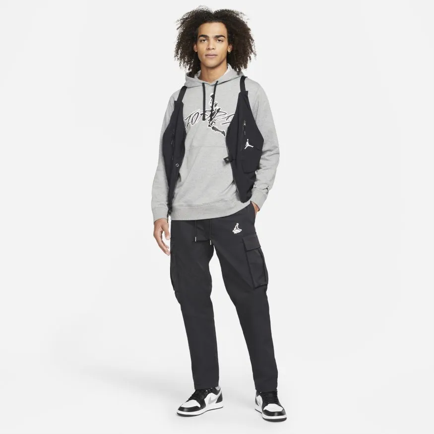 Jordan Dri-FIT Air Men's French Terry Pullover Hoodie Carbon Heather