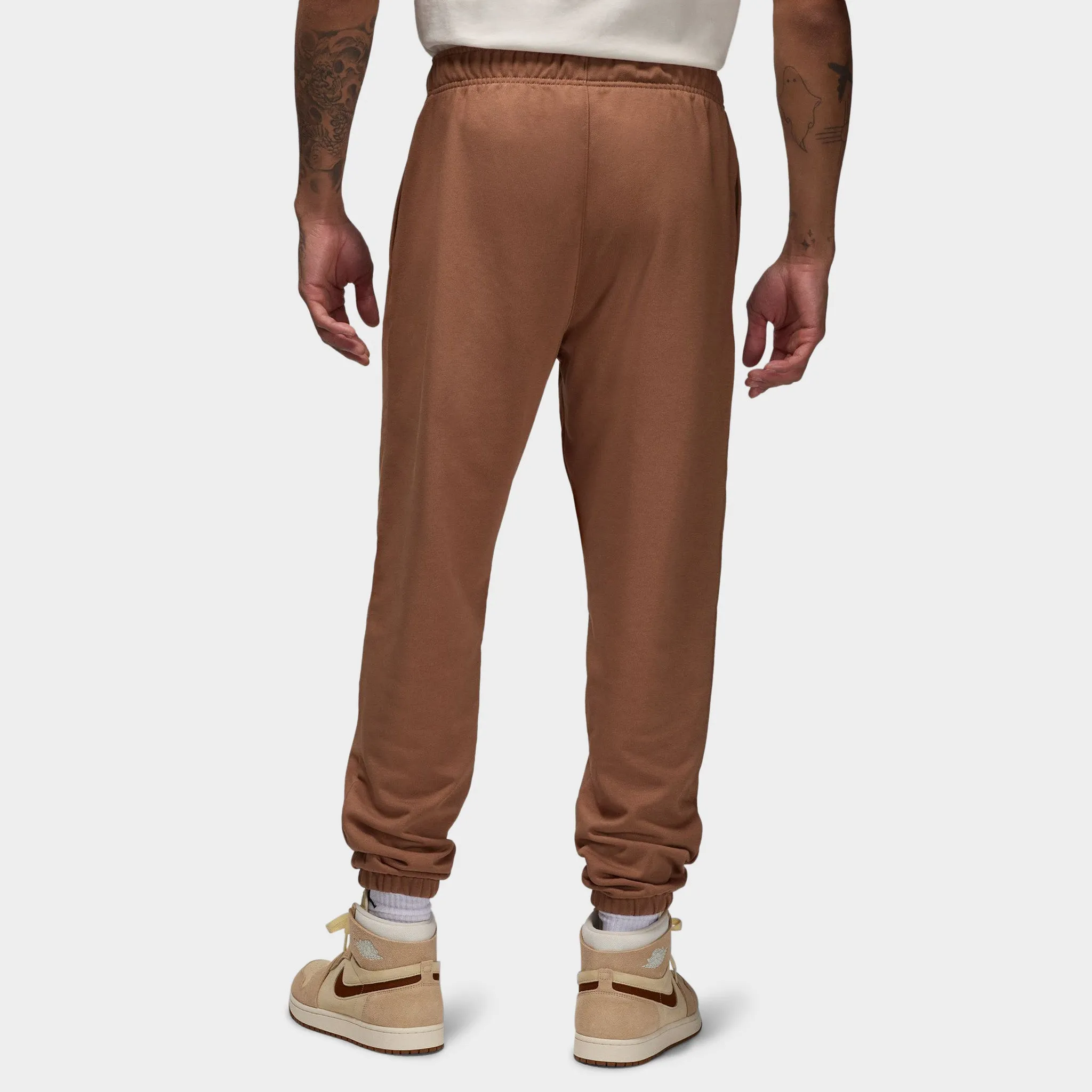 Jordan Dri-FIT Sport Crossover Fleece Joggers Archaeo Brown / White