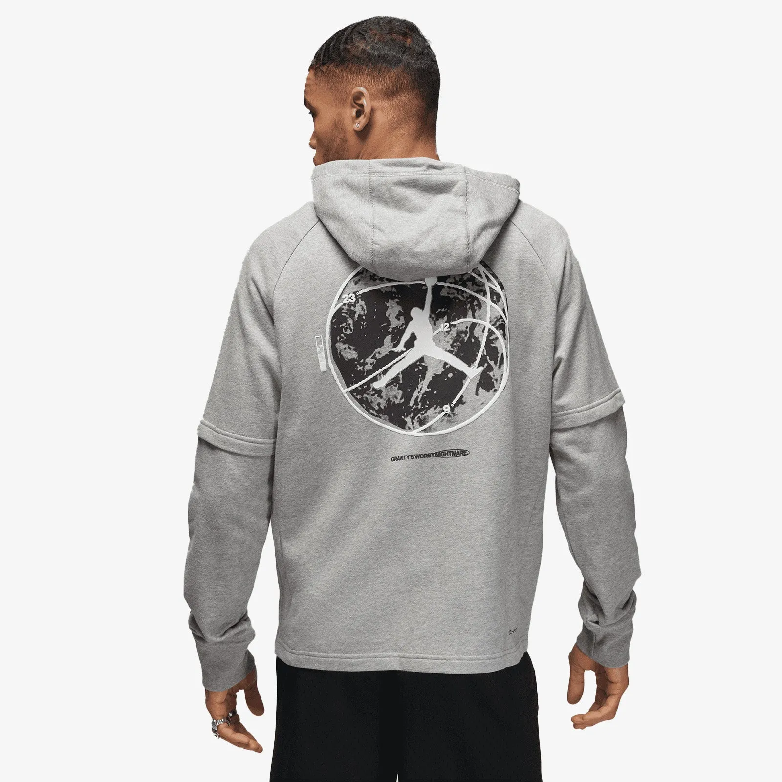 Jordan Dri-FIT Sport Pullover Fleece Hoodie - Grey