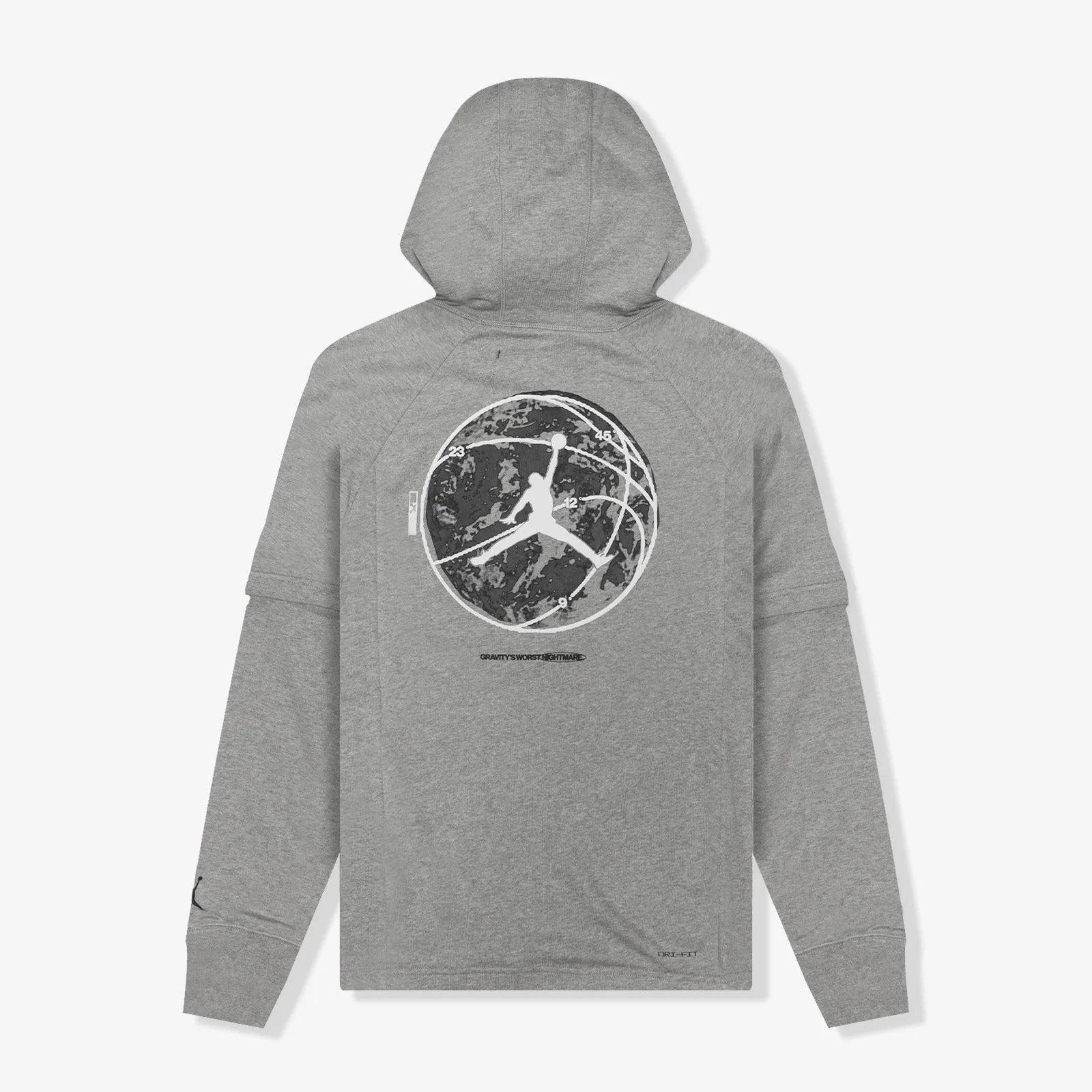 Jordan Dri-FIT Sport Pullover Fleece Hoodie - Grey