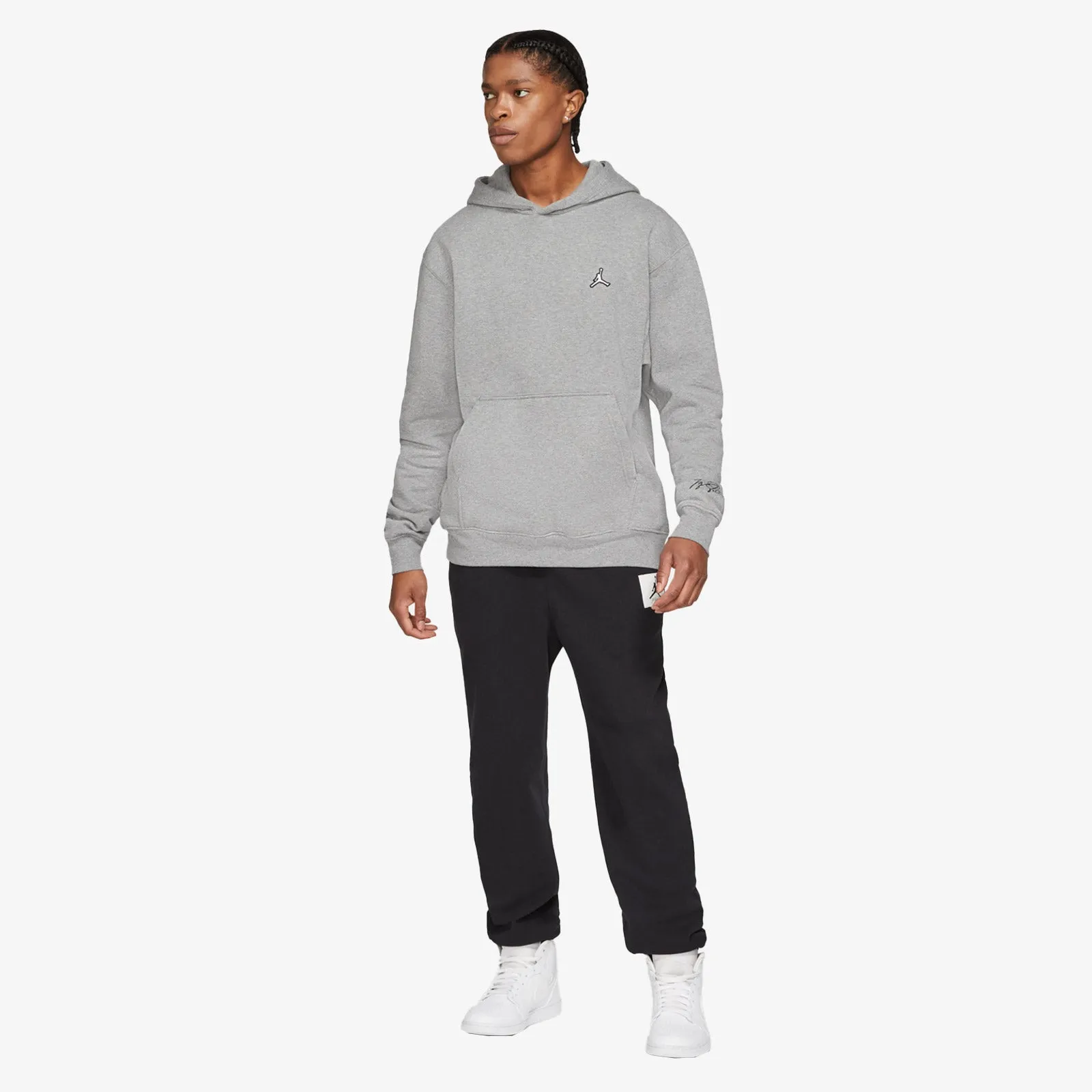 Jordan Essential Fleece Pullover Hoodie - Grey