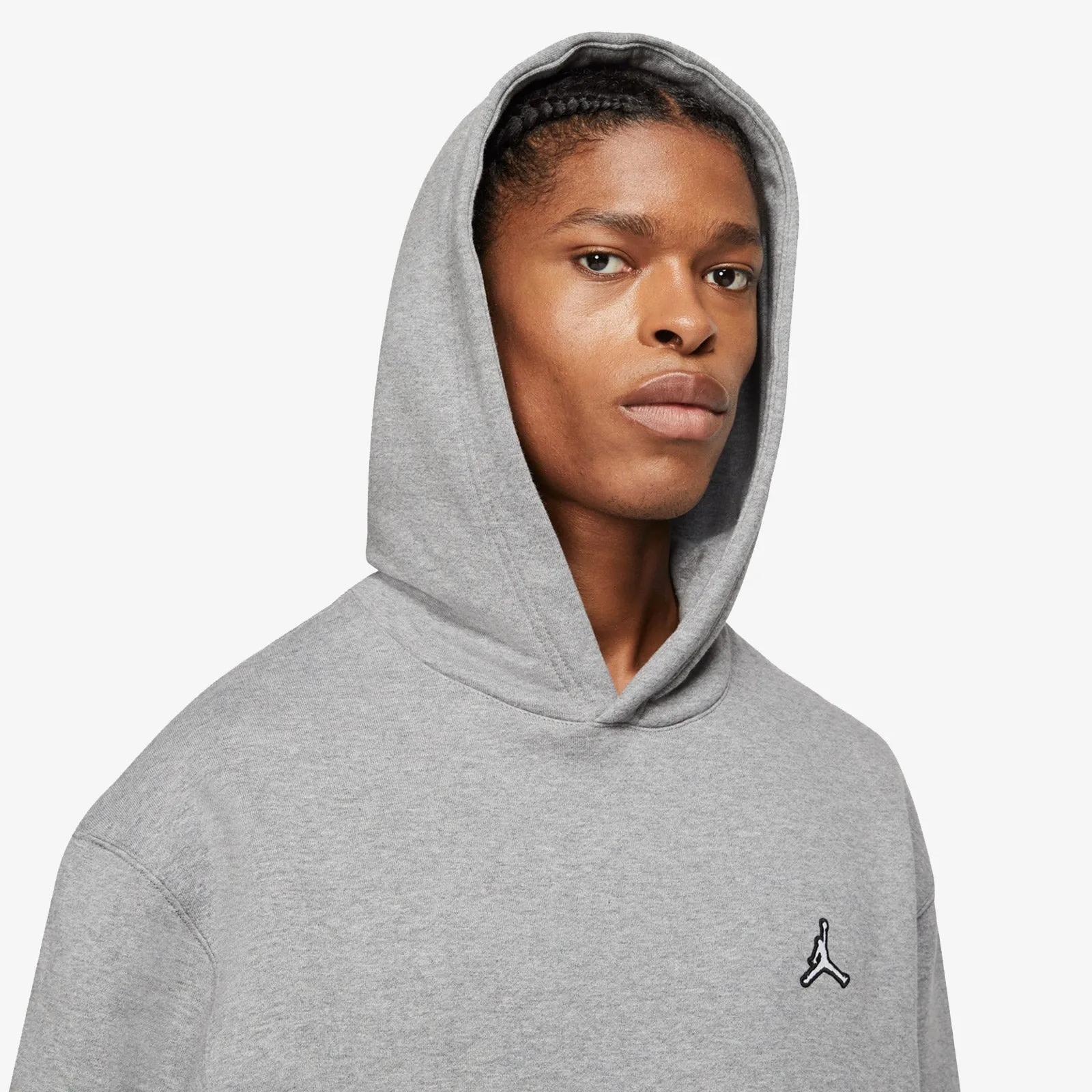 Jordan Essential Fleece Pullover Hoodie - Grey