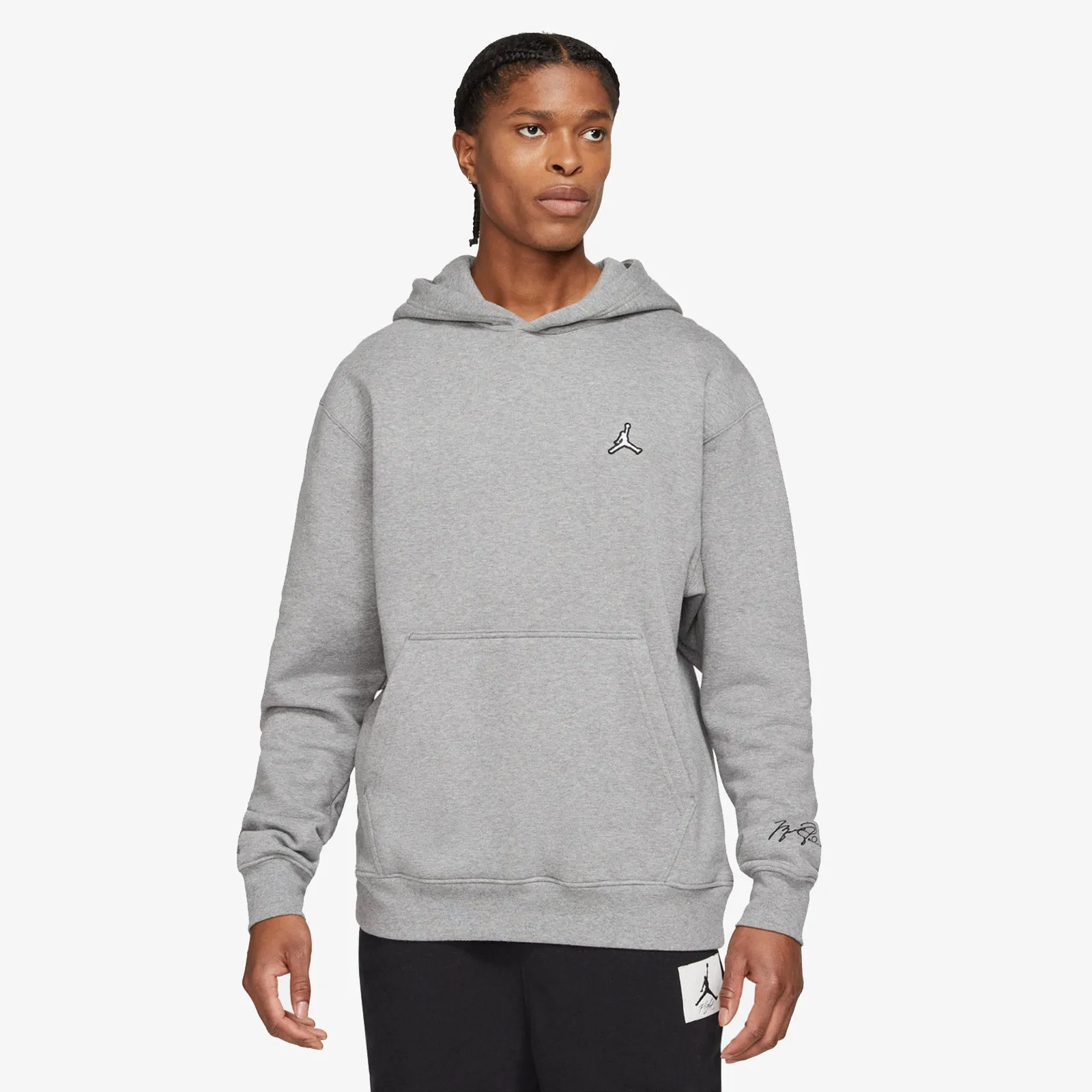 Jordan Essential Fleece Pullover Hoodie - Grey