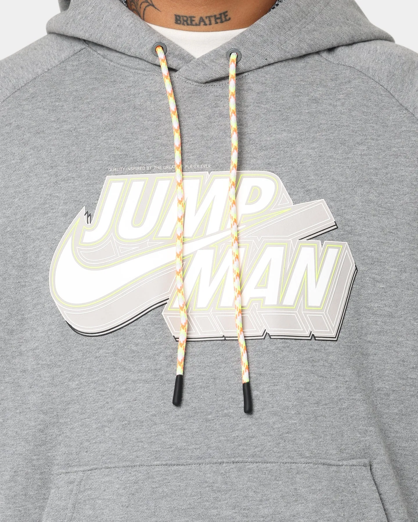 Jordan Jumpman Fleece Pullover Hoodie Carbon Heather