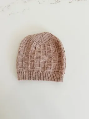 Knit Beanie - Chocolate