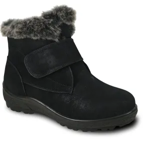 KOZI Women Boot OY1554 Ankle Winter Fur Casual Boot Black