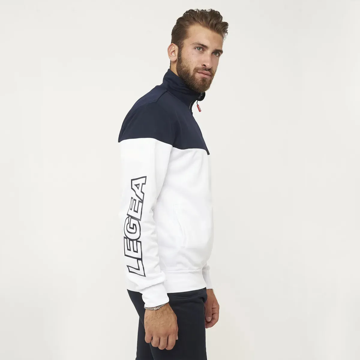 Legea Ontario Jacket White / Navy