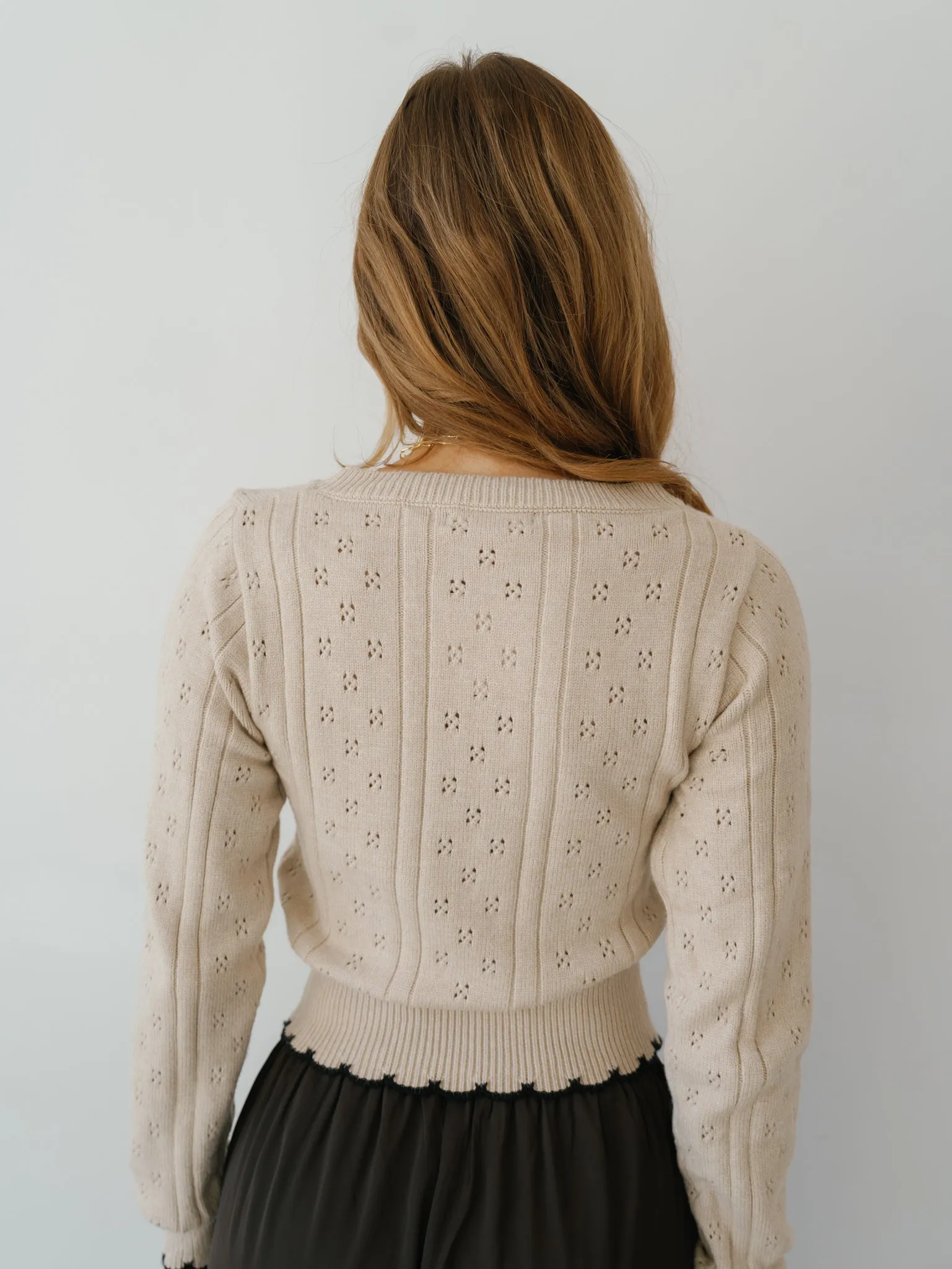 Lexie Pointelle Sweater