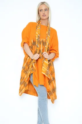 Linen Scarf tunic