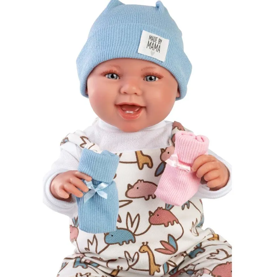 Llorens - Baby Doll with Laughing Mechanism, with 2-in-1 Clothing: Tala 44cm