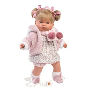 Llorens - Baby Girl Doll With Clothing, Accessories & Crying Mechanism: Alexandra 42cm