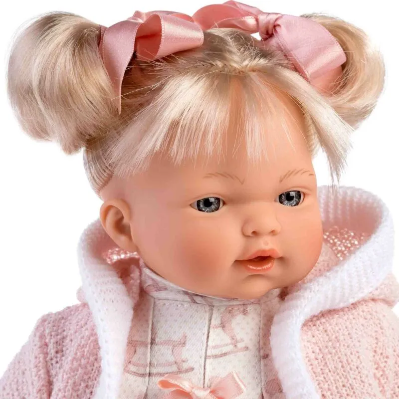 Llorens - Baby Girl Doll with Crying Mechanism, Clothing & Accessories: Roberta 33cm