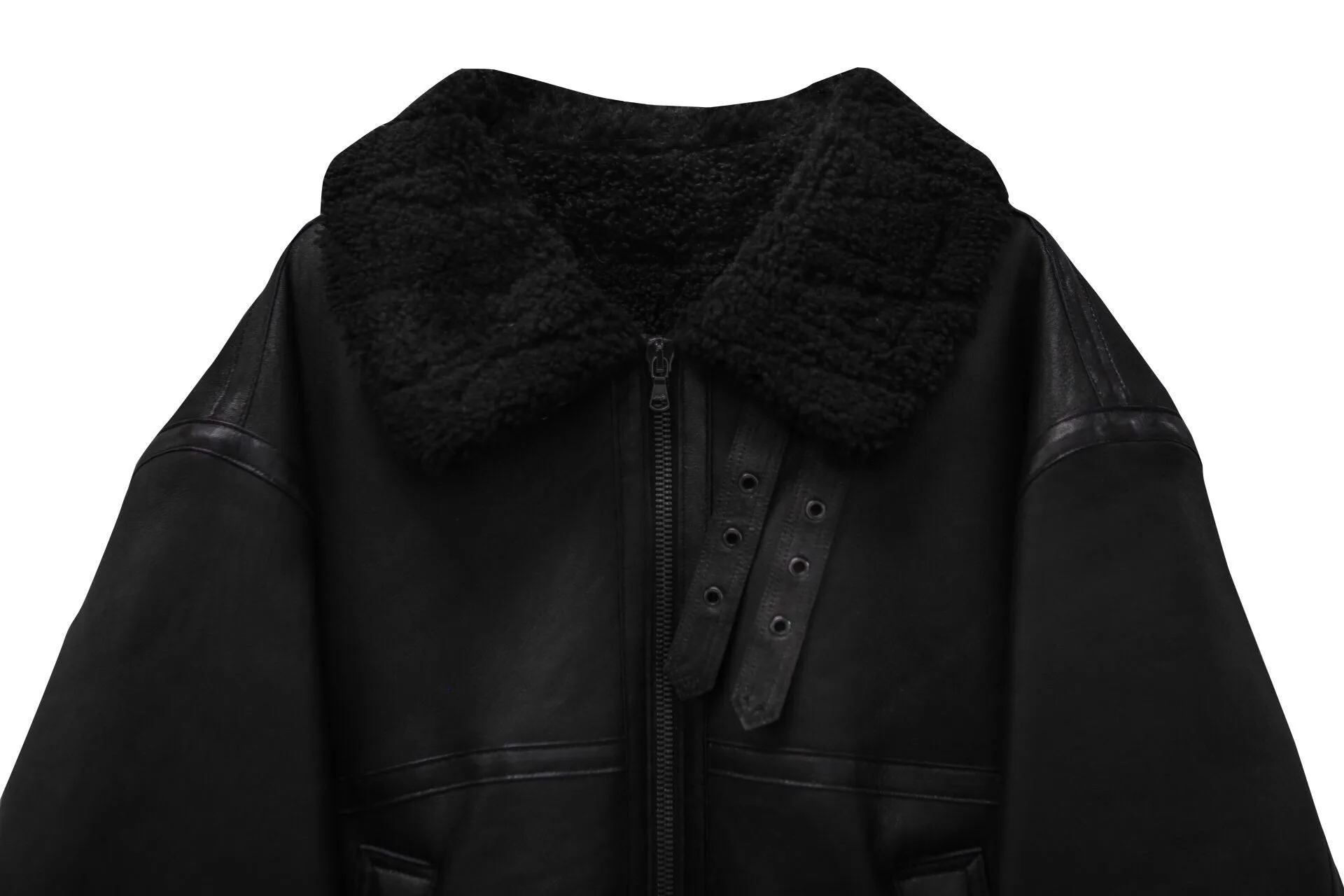 LUXE SHEARLING BIKER JACKET