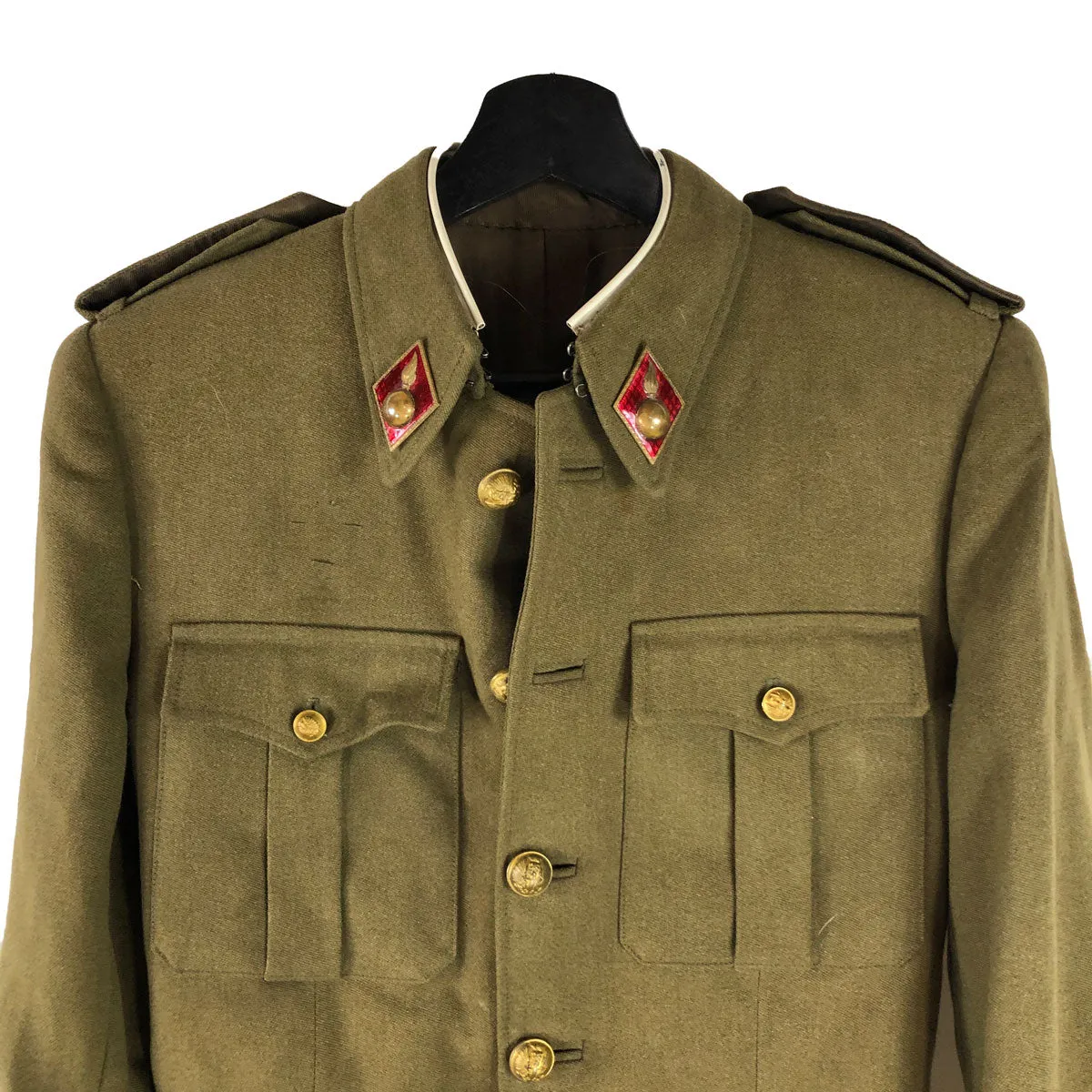 M1943 Spanish Artillery Tunic w/ Trousers Visor & Belt