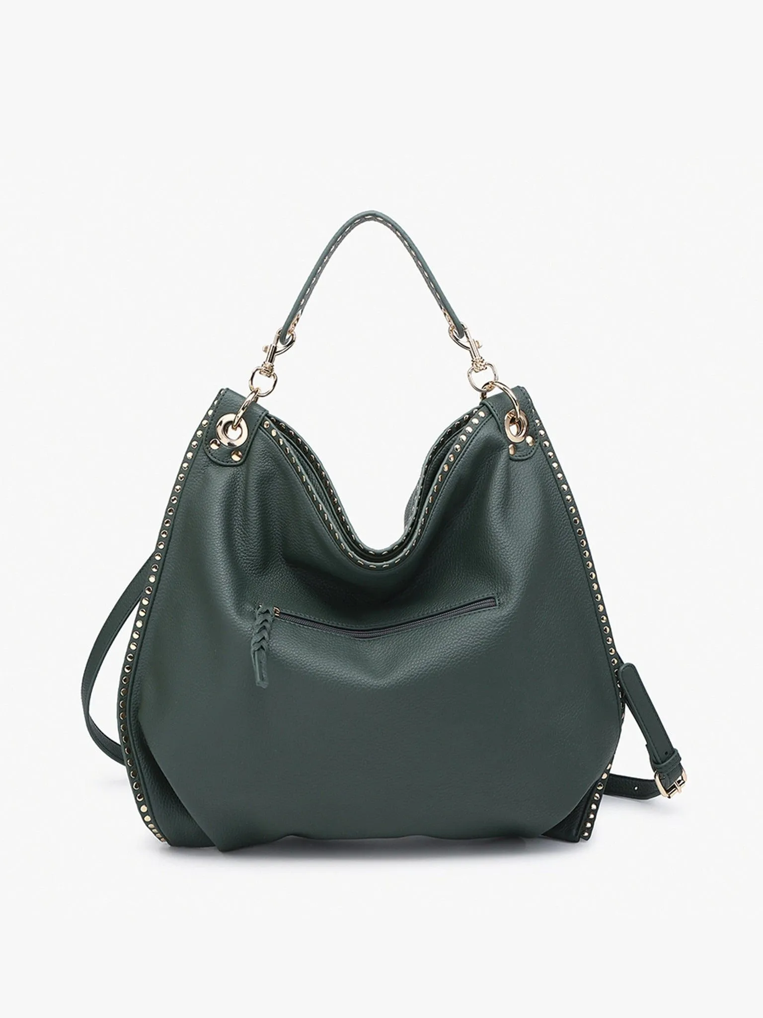 M2576 Carly Studded Hobo/Crossbody Bag