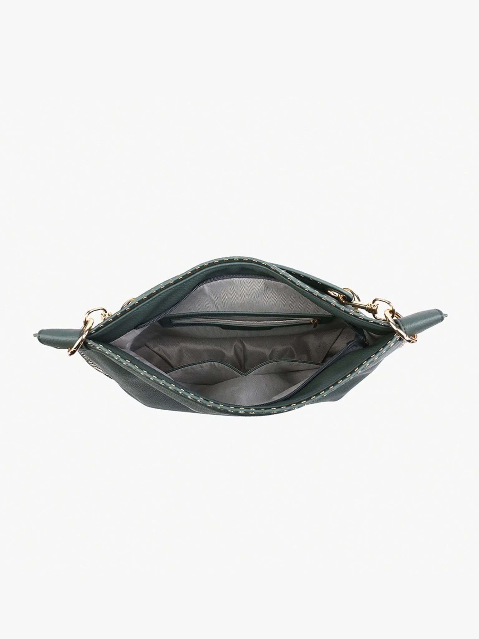 M2576 Carly Studded Hobo/Crossbody Bag