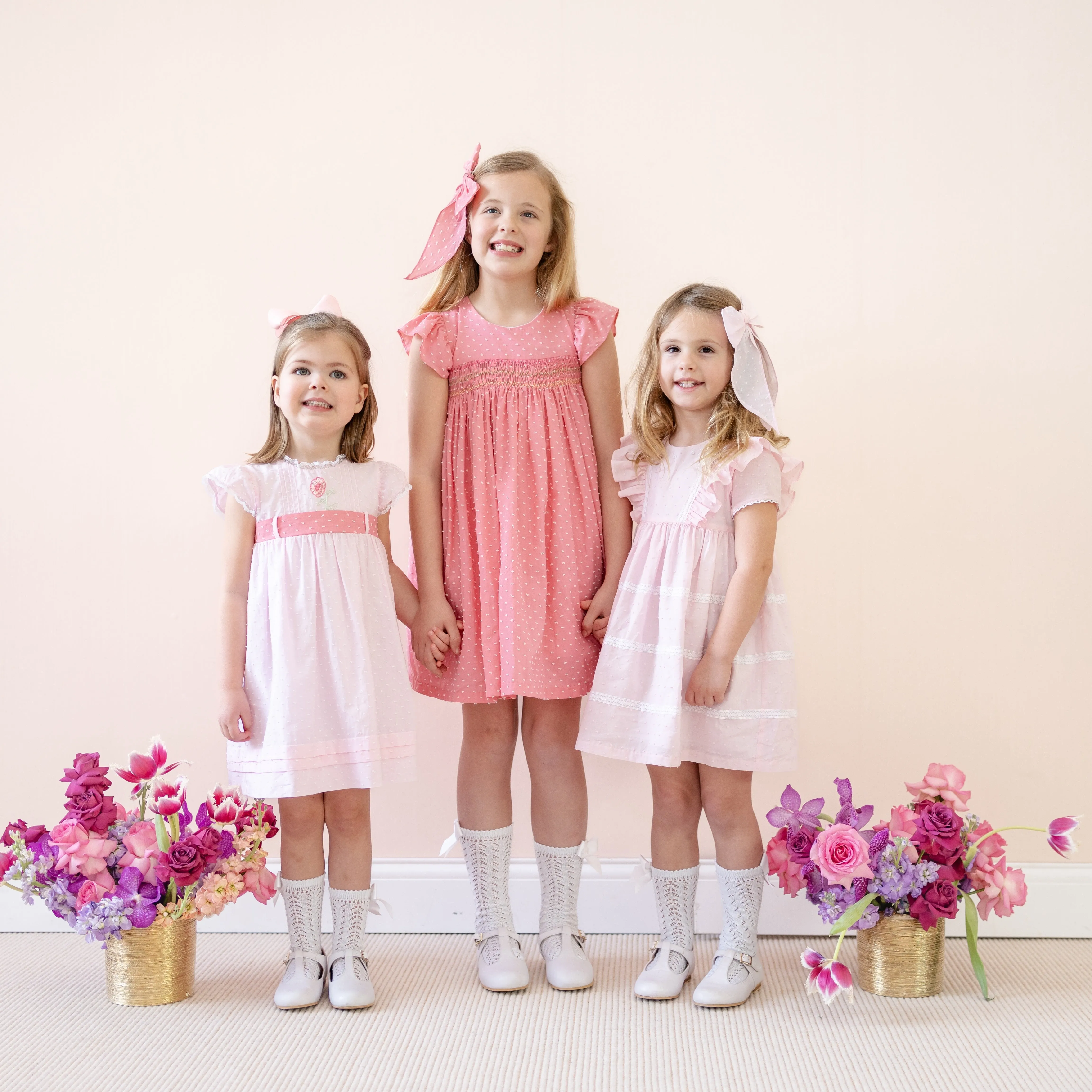 Magnolia Girl Dress - Blush