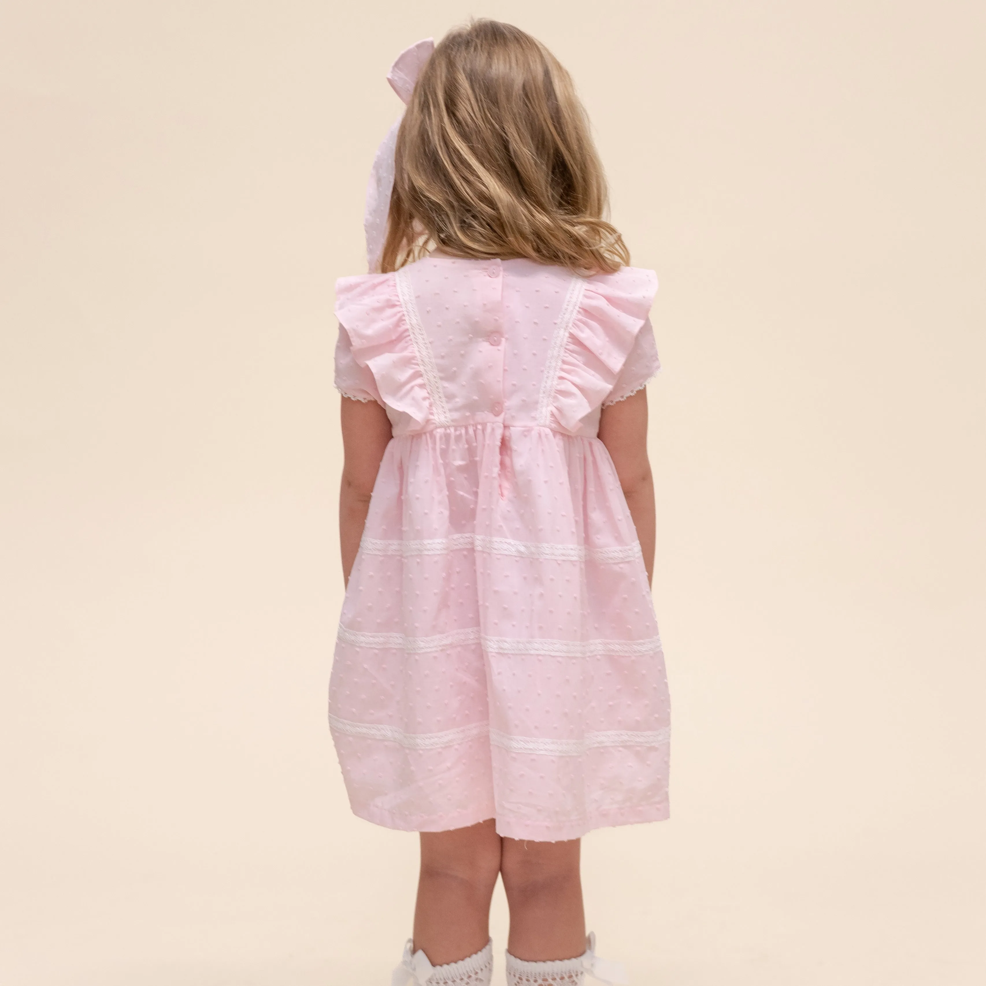 Magnolia Girl Dress - Blush