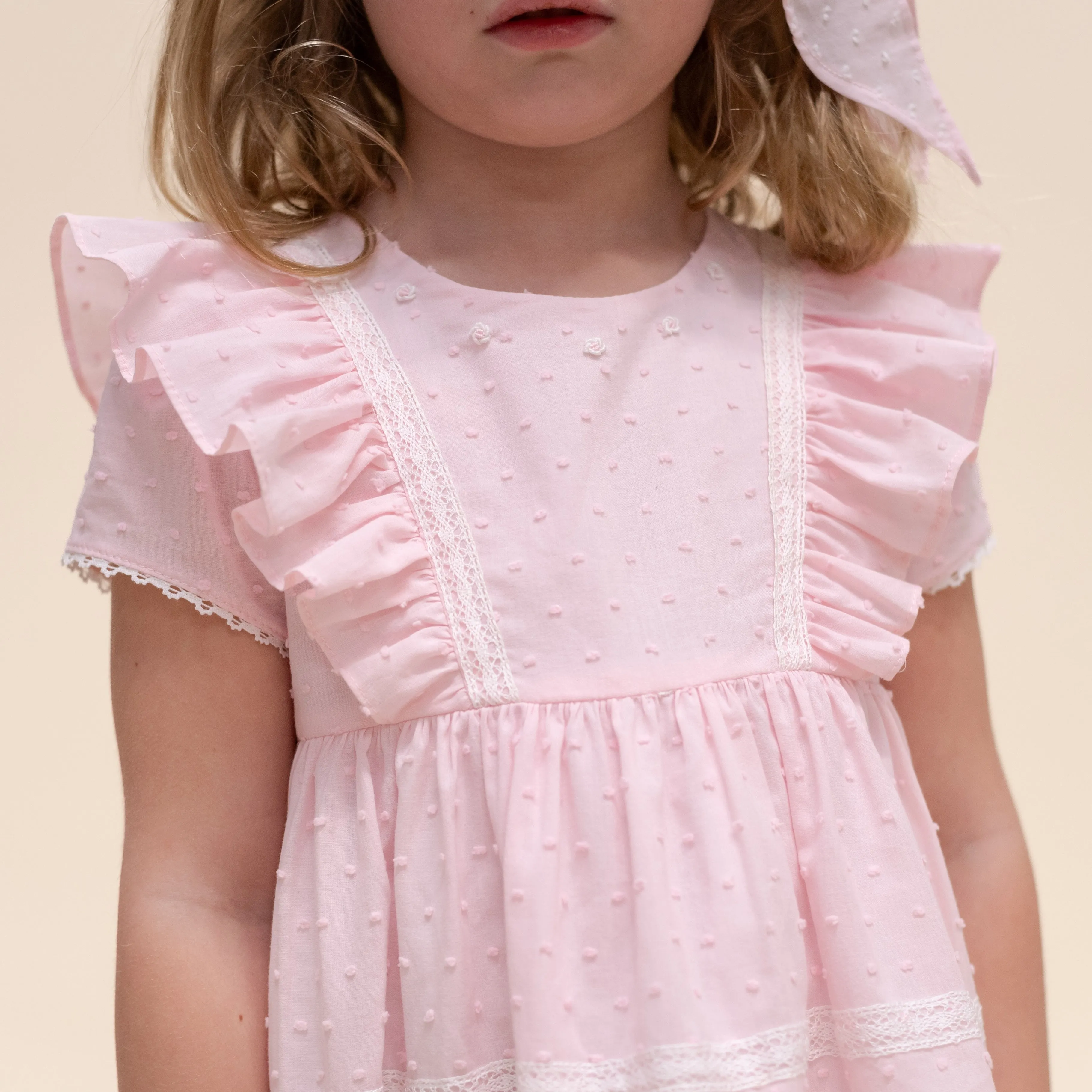 Magnolia Girl Dress - Blush