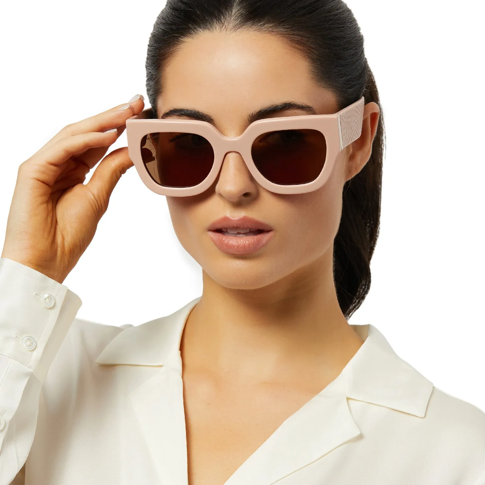 MAREN - NUDE   BROWN   POLARIZED SUNGLASSES