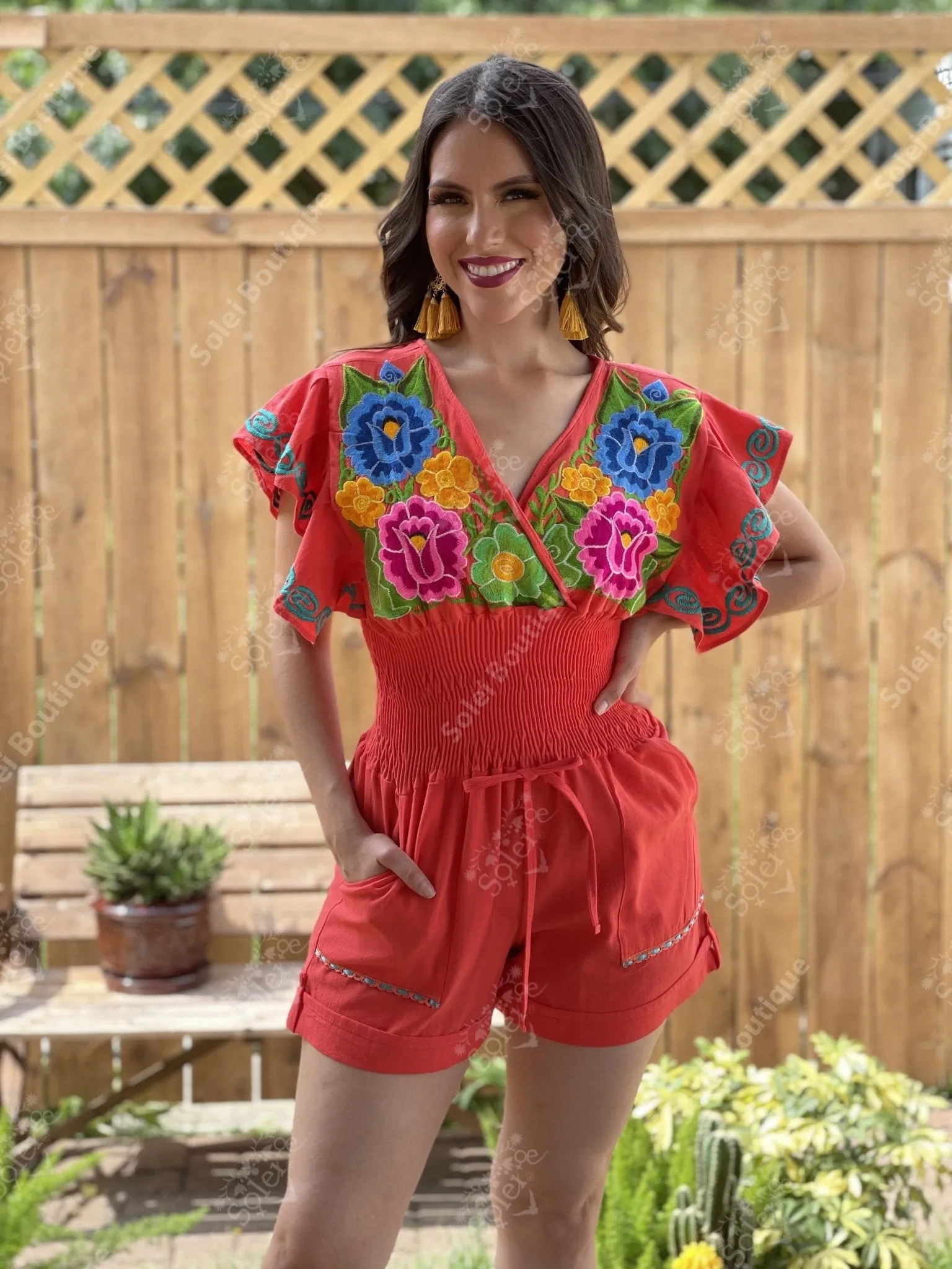 Mariposa Short Romper