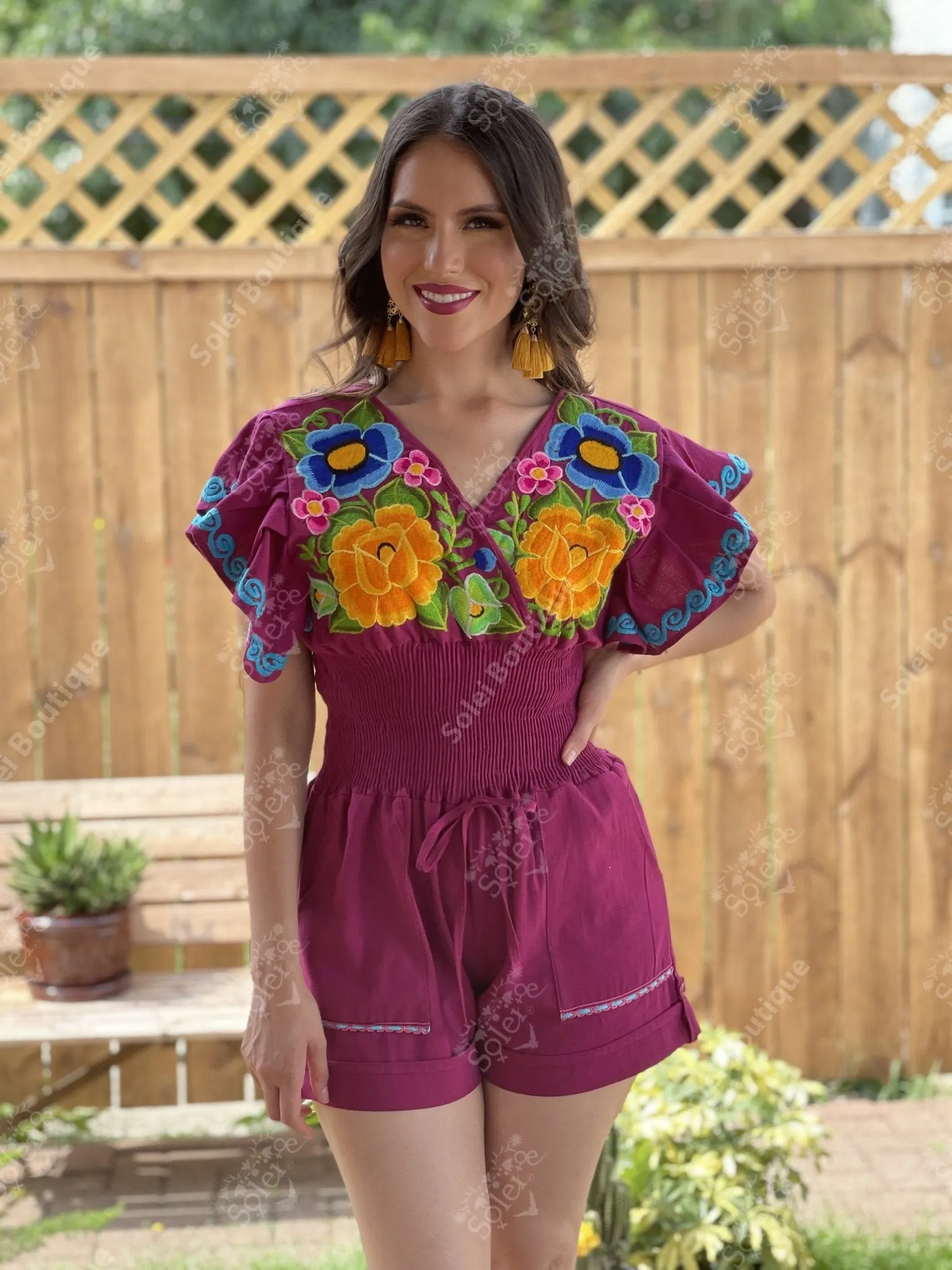 Mariposa Short Romper