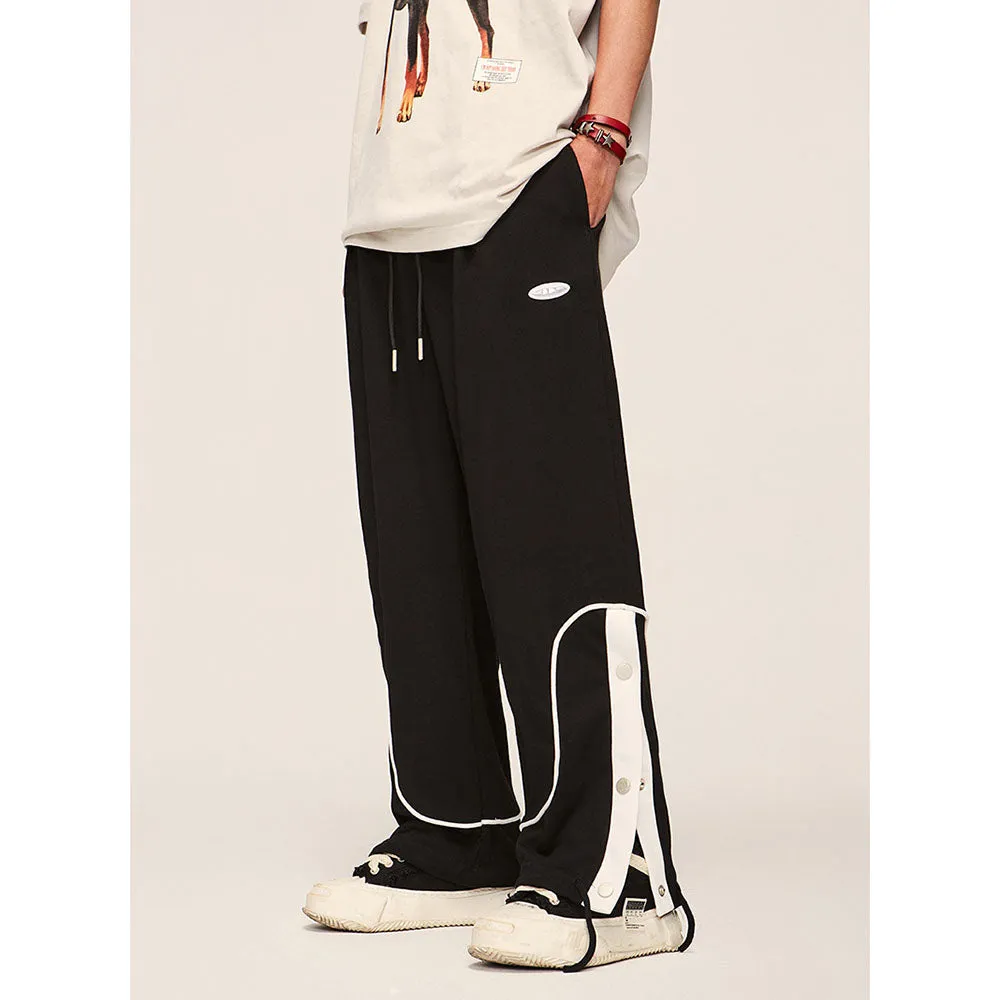 Men’s Sporty Baggy Black Sweatpants