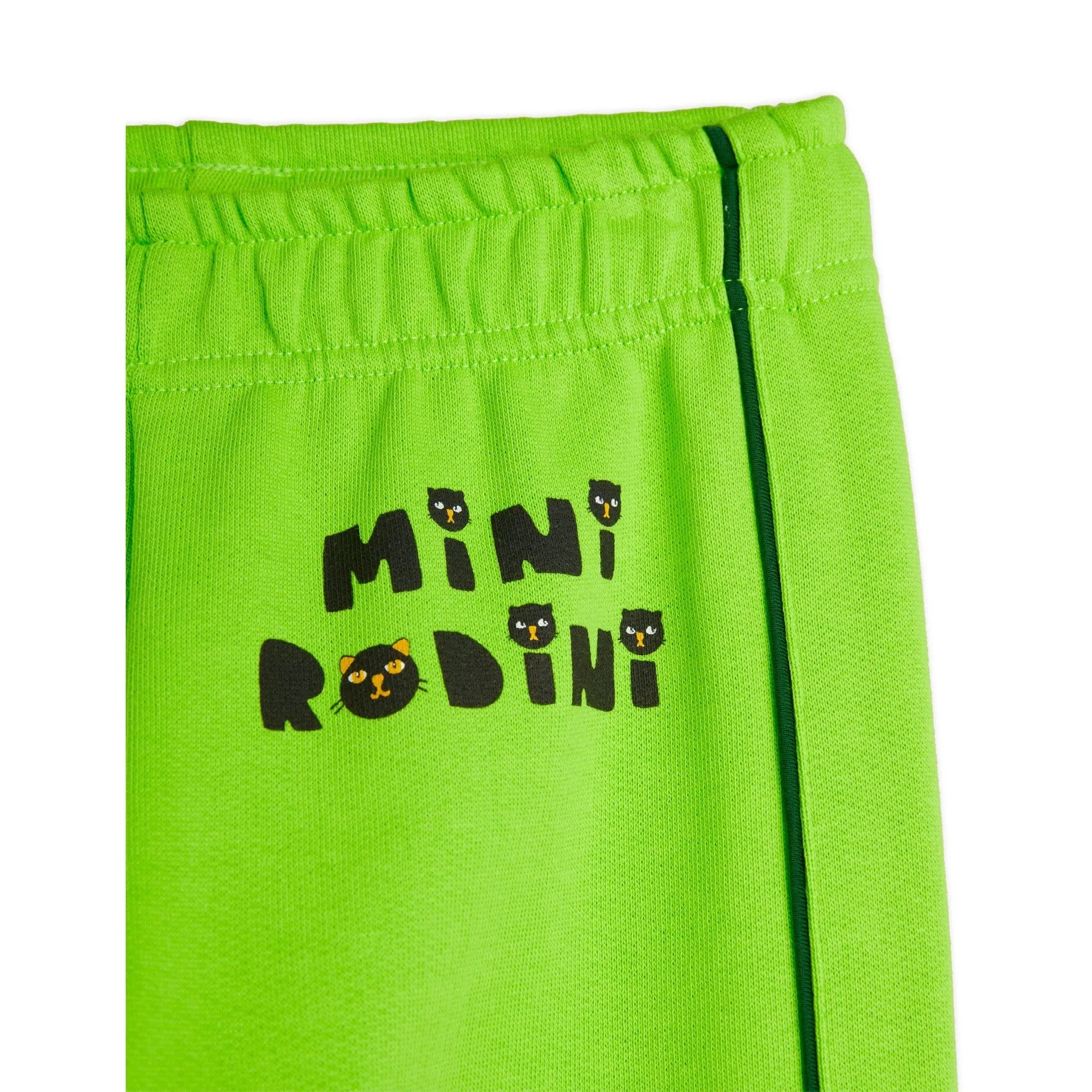 Mini Rodini - Cats sweatpants - green