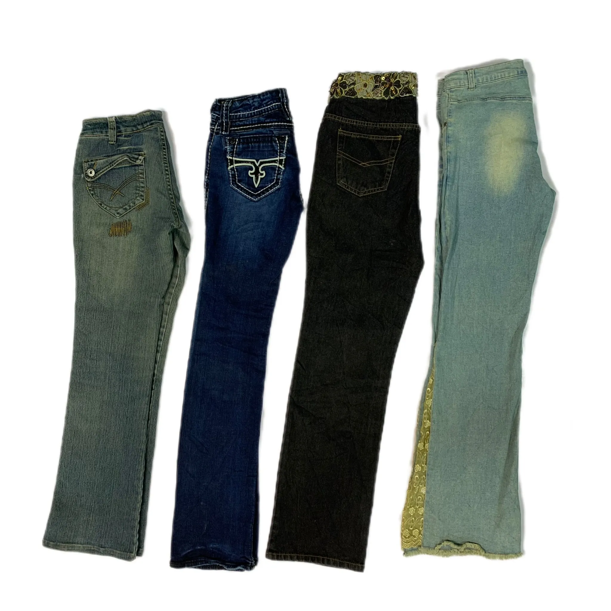 Mix Embellished y2k Jeans (NS-171)