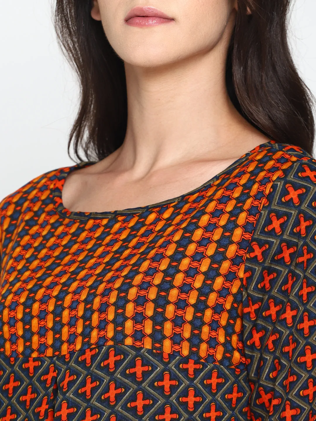 Multicolor Printed Tunic