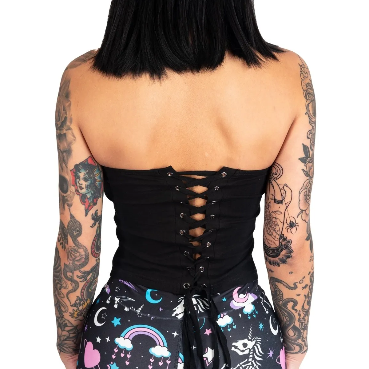 Murder Baby Corset Lace-Up Tee