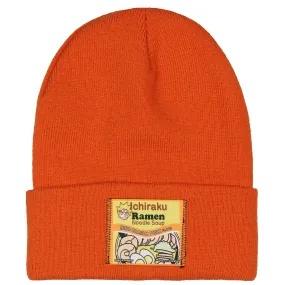 Naruto Shippuden Beanie Ichiraku Ramen Noodle Soup Cuff Knit Beanie Hat Cap