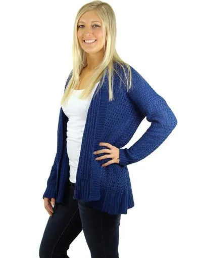 Navy Knit Cardigan