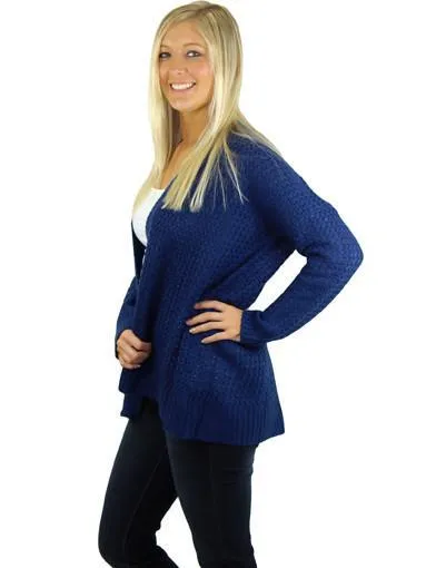 Navy Knit Cardigan