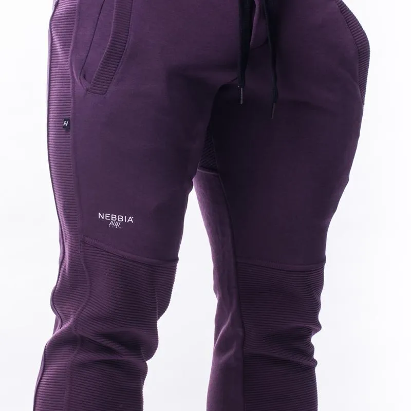 Nebbia AW Joggers 719 - Burgundy