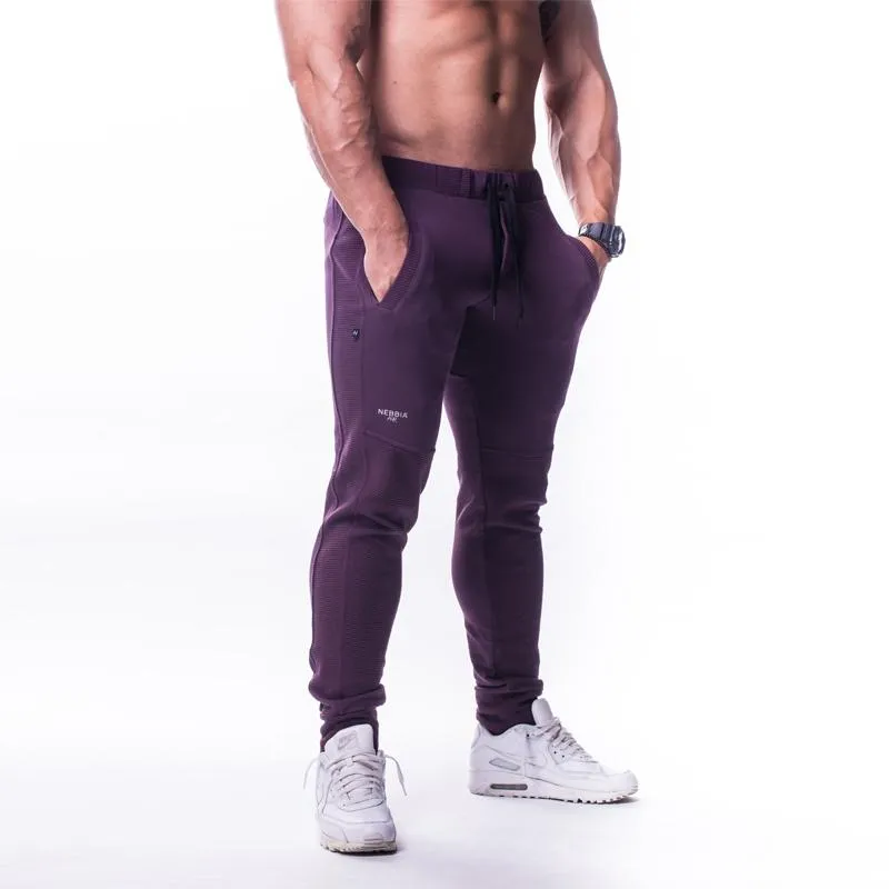 Nebbia AW Joggers 719 - Burgundy