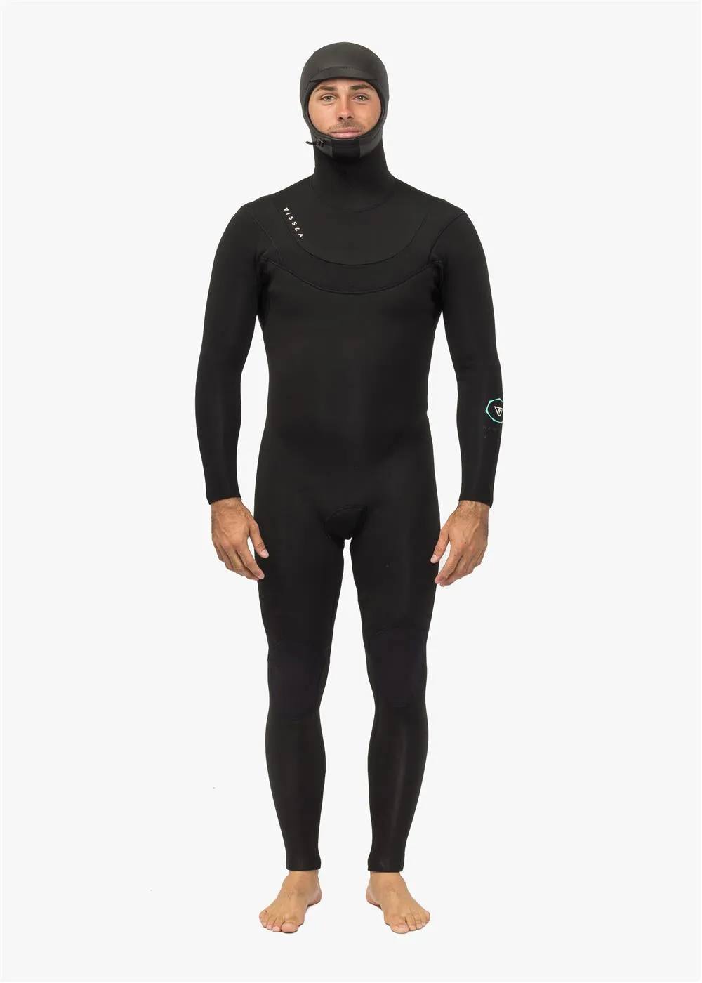 New Seas 5-4 Hooded U-Zip Wetsuit