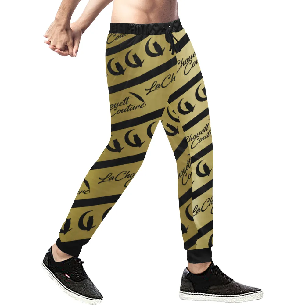 NICE ONE BLCGLD Men's All Over Print Sweatpants