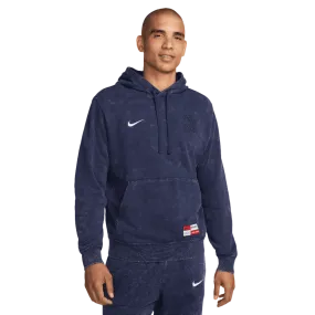 Nike Men's Paris Saint-Germain French Terry Pullover Hoodie - Navy